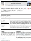 Cover page: Reduction of air pollution levels downwind of a road with an upwind noise barrier