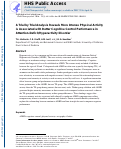 Cover page: A trial-by-trial analysis reveals more intense physical activity is associated with better cognitive control performance in attention-deficit/hyperactivity disorder