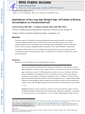 Cover page: Implications of the long interdialytic gap: a problem of excess accumulation vs. excess removal?