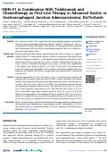 Cover page: DKN-01 in Combination With Tislelizumab and Chemotherapy as First-Line Therapy in Advanced Gastric or Gastroesophageal Junction Adenocarcinoma: DisTinGuish.