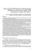 Cover page: Linee generali dell’evoluzione paleogeografica dell’Italia meridionale nel quadro delle interazioni tra Africa ed Europa