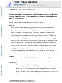 Cover page: A Likelihood Ratio Approach for Utilizing Case‐Control Data in the Clinical Classification of Rare Sequence Variants: Application to BRCA1 and BRCA2