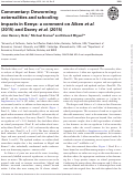 Cover page: Commentary: Deworming externalities and schooling impacts in Kenya: a comment on Aiken et&nbsp;al. (2015) and Davey et&nbsp;al. (2015)