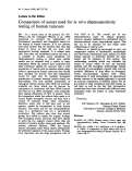 Cover page: Comparison of assays used for in vitro chemosensitivity testing of human tumours.