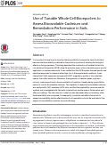 Cover page: Use of Tunable Whole-Cell Bioreporters to Assess Bioavailable Cadmium and Remediation Performance in Soils