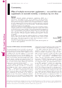 Cover page: Effect of multiple micronutrient supplements v. iron and folic acid supplements on neonatal mortality: a reanalysis by iron dose