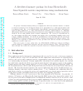 Cover page: A Distributed-Memory Package for Dense Hierarchically Semi-Separable Matrix Computations Using Randomization