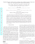 Cover page: Simple hydrogenic estimates for the exchange and correlation energies of atoms and atomic ions, with implications for density functional theory.