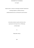 Cover page: Adoption and Use of Internet Technologies in Health Communication: Examining Disparities in Diffusion Patterns, Health Information Sources, and Patient-Provider Encounters