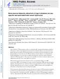 Cover page: Bone Marrow Adiposity Alterations in Type 2 Diabetes Are Sex‐Specific and Associated with Serum Lipid Levels