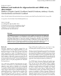 Cover page: Software and methods for oligonucleotide and cDNA array data analysis