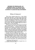 Cover page: Divided We Propogate: An Introduction to <em>Protecting Families: Standards for Child Custody in Same-Sex Relationships</em>