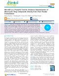 Cover page: MicroED as a Powerful Tool for Structure Determination of Macrocyclic Drug Compounds Directly from Their Powder Formulations.