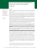 Cover page: Satiety-related hormonal dysregulation in behavioral variant frontotemporal dementia