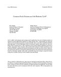 Cover page: Common Stock Returns and the Business Cycle