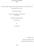 Cover page: Anxiety among Adults Undergoing Elective Lumbar Spine Surgery at University of California – San Diego Medical Center – La Jolla