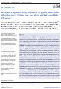 Cover page: Sex-specific high-sensitivity troponin T cut-points have similar safety but lower efficacy than overall cut-points in a multisite U.S. cohort.