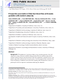 Cover page: Prospective association of fetal liver blood flow at 30 weeks gestation with newborn adiposity.