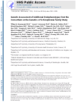 Cover page: Genetic assessment of additional endophenotypes from the Consortium on the Genetics of Schizophrenia Family Study