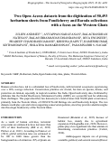 Cover page: Two Open Access datasets from the digitization of 50,493 herbarium sheets from Pondicherry and Baroda collections  with a focus on the Western Ghats