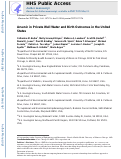 Cover page: Arsenic in private well water and birth outcomes in the United States.