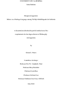 Cover page: Diaspora Linguistics: Mixtec as a Heritage Language among Nà Sàjvǐ Multilinguals in California