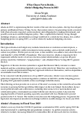 Cover page: If You Choose Not to Decide… Alaska’s Budgeting Process in 2023