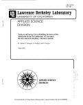 Cover page: Analysis of Energy Use in Building Services of the Industrial Sector in California: A Literature Review and a Preliminary Characterization