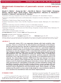 Cover page: Metabolomic biomarkers of pancreatic cancer - a meta-analysis study