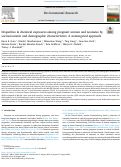 Cover page: Disparities in chemical exposures among pregnant women and neonates by socioeconomic and demographic characteristics: A nontargeted approach