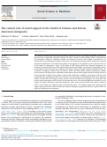 Cover page: The central role of social support in the health of Chinese and Korean American immigrants