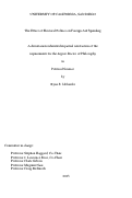 Cover page: The Effect of Electoral Politics on Foreign Aid Spending