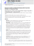 Cover page: Response to Name in Infants Developing Autism Spectrum Disorder: A Prospective Study