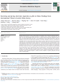 Cover page: Receiving and giving electronic cigarettes as gifts in China: Findings from International Tobacco Control China Survey