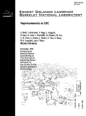 Cover page: Supersymmetry at LHC