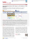 Cover page: Large Damping-Like Spin-Orbit Torque in a 2D Conductive 1T-TaS2 Monolayer.