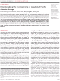 Cover page: Disentangling the mechanisms of equatorial Pacific climate change