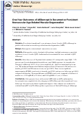 Cover page: One-Year Outcomes of Aflibercept in Recurrent or Persistent Neovascular Age-Related Macular Degeneration