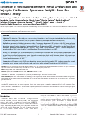 Cover page: Evidence of Uncoupling between Renal Dysfunction and Injury in Cardiorenal Syndrome: Insights from the BIONICS Study