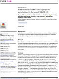 Cover page: Predictors of incident viral symptoms ascertained in the era of COVID-19