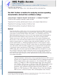 Cover page: The ROC Toolbox: A toolbox for analyzing receiver-operating characteristics derived from confidence ratings