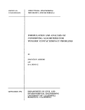 Cover page: Formulation and Analysis of Conserving Algorithms for Dynamic Contact/Impact Problems