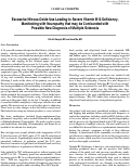 Cover page: Excessive Nitrous Oxide Use Leading to Severe Vitamin B12 Deficiency, Manifesting with Neuropathy that may be Confounded with Possible New Diagnosis of Multiple Sclerosis