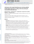 Cover page: Individuals with isolated patellofemoral joint osteoarthritis exhibit higher mechanical loading at the knee during the second half of the stance phase