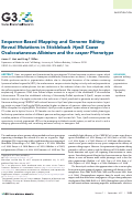 Cover page: Sequence-Based Mapping and Genome Editing Reveal Mutations in Stickleback Hps5 Cause Oculocutaneous Albinism and the casper Phenotype