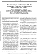 Cover page: Disc Hemorrhages Are Associated With the Presence and Progression of Glaucomatous Central Visual Field Defects