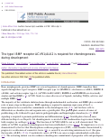 Cover page: The Type I BMP Receptor ACVR1/ALK2 is Required for Chondrogenesis During Development