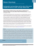 Cover page: Radiographic read paradigms and the roles of the central imaging laboratory in neuro-oncology clinical trials