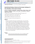 Cover page: OpenMonkeyChallenge: Dataset and Benchmark Challenges for Pose Estimation of Non-human Primates