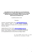 Cover page: LINEAMIENTOS PARA IMPLEMENTAR LOS INSTRUMENTOS ECONÓMICOS DE LA LEGISLACIÓN AMBIENTAL DE LA REGIÓN  CENTRO OCCIDENTE DE MÉXICO. RESULTADOS DE UNA INVESTIGACION PROSPECTIVA